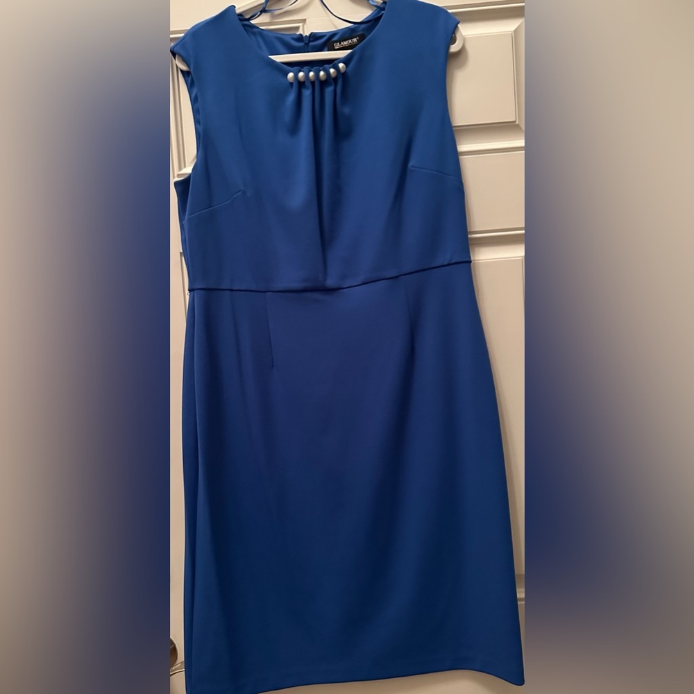Royal blue dress